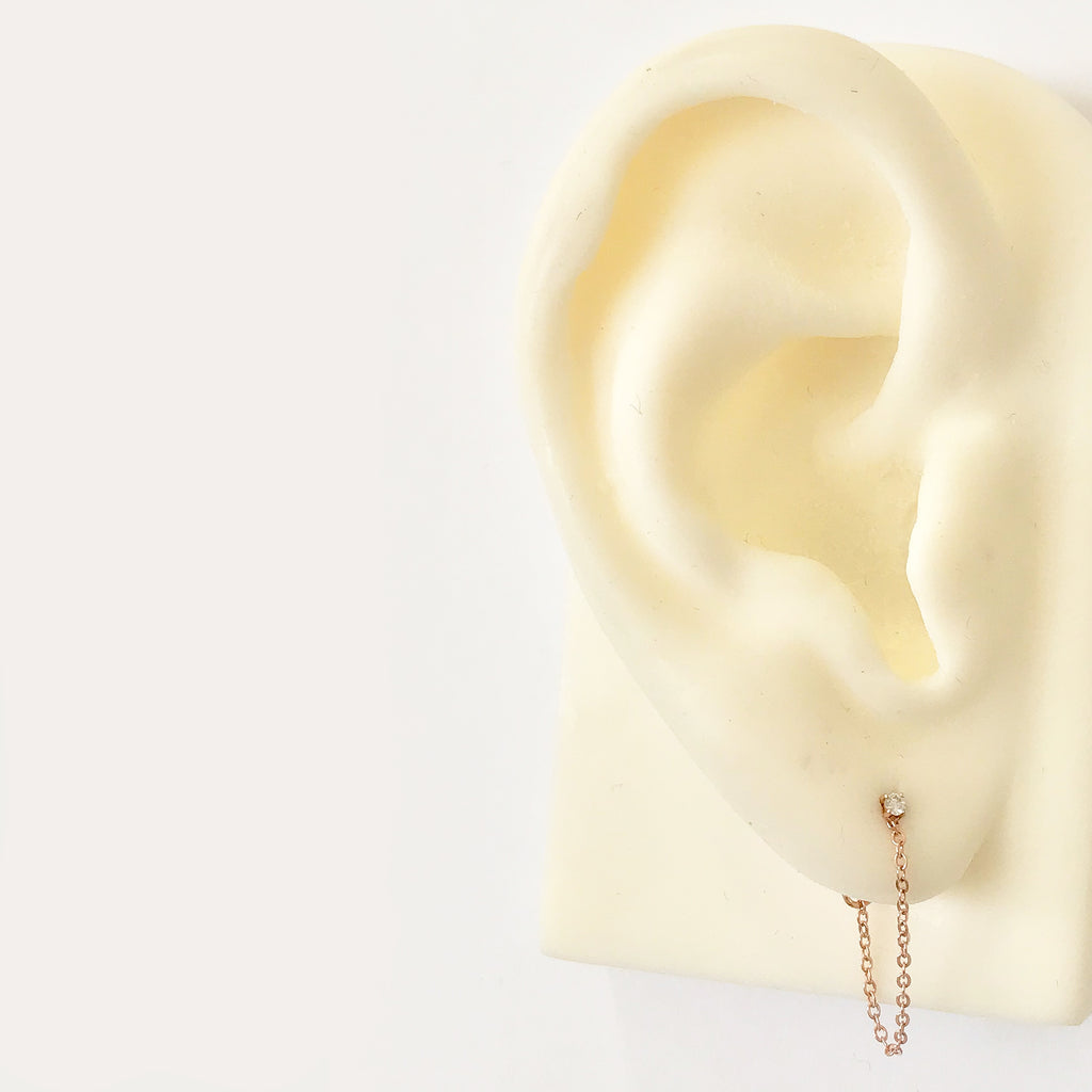 Buy Yellow Chimes Gold-Toned Heart Designed Long Chain Drop Earrings Online